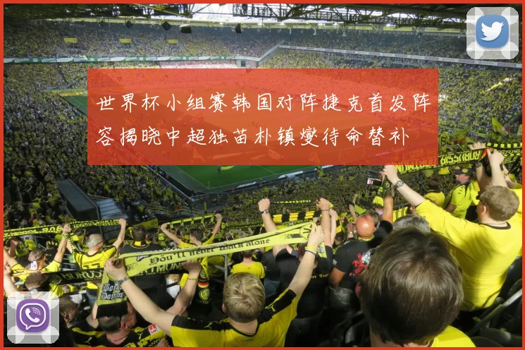 世界杯小组赛韩国对阵捷克首发阵容揭晓中超独苗朴镇燮待命替补